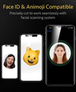 ESR Tempered-Glass Screen Protector Compatible with iPhone 11 Pro/iPhone XS/iPhone X, Easy Installation Frame, Case Friendly, Premium Tempered-Glass Screen Protector for iPhone 5.8 Inch (2019), 2 Pack 28 61D6 xJIYXL