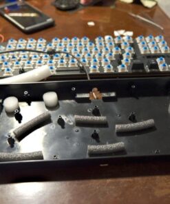 Redragon K552 Mechanical Gaming Keyboard 87 Key Rainbow LED Backlit Wired with Anti-Dust Proof Switches for Windows PC (Black Keyboard, Red Switches) 87 Key Red Switch Black 37 61D7tjWDxL