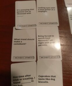 Not Parent Approved - The Hilarious Family Game Night Card Game for Kids, Teens & Tweens, The Perfect Funny Christmas & Birthday Gift for Boys & Girls, Best Fun Family Games for Kids and Adults A. Original Game 39 61D99D9TNfL