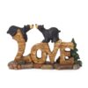 DEMDACO Love Bears Black Bear 3.5 x 6 Hand-cast Resin Figurine Sculpture 50 61DB9mpSnfL