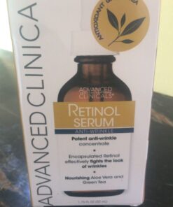 Advanced Clinicals Retinol Facial Serum Moisturizer Skin Care For Face, Anti Aging Retinol Concentrate Reduces Appearance Of Wrinkles & Fine Lines W/Nourishing Aloe Vera & Green Tea, 1.75 Fl Oz 19 61DCUiKRxaL