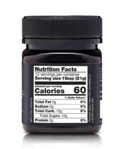 Kiva Raw Manuka Honey, Certified UMF 15+ | MGO 514+ | 100% Pure Genuine New Zealand (8.8oz/250g Bottle) | Non-GMO | No Antibiotics | Traceable | UMF & MGO Certified 34 61DEVi Ro2L