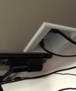 PowerBridge Two-CK Dual Outlet TV Cord Hider for Wall Mounted TV’s - Recessed in-Wall Cable Hider System for Power & Low Voltage - Matches Existing Outlets - Hide Wires with This Easy DIY Install Kit Dual Power 56 61DHIhnlYL