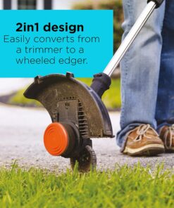 BLACK+DECKER 20V MAX String Trimmer, 2-Speed, 12-Inch, Cordless (LST522) 20V String Trimmer Kit 25 61DMZ8MMzRS