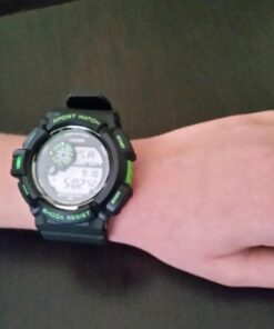 FANMIS Mens Military Multifunction Digital LED Watch Electronic Waterproof Alarm Quartz Sports Watch Green 33 61DNV7rxltL