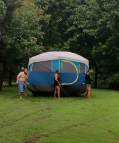 Coleman 8-Person Camping Tent with Built-in Closet | Tenaya Lake Cabin Tent with Fast Pitch Setup 97 61DQCQKNbaL