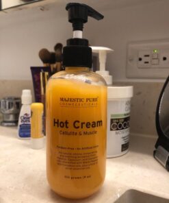 MAJESTIC PURE Hot Cream | Skin Tightening Sweat Cream, Cellulite Cream for Thighs and Butt | Moisturizing Cream for Women & Men | 9 Oz 36 61DRo WlZqL