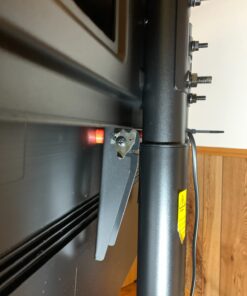 Mount Factory Rolling TV Cart Mobile TV Stand for 40-65 inch Flat Screen, LED, LCD, OLED, Plasma, Curved TV's - Universal Mount with Wheels 31 61DV4KXLesL