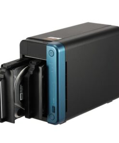 Alternative view of QNAP TS-253Be-2G-US 2-Bay Professional NAS. Intel Celeron Apollo Lake J3455 Quad-core CPU with Hardware Encryption