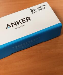 Anker USB C Cable, PowerLine+ USB-C to USB 3.0 cable (3ft/0.9m), High Durability Type C Braided Charging Cable Compatible with Samsung Galaxy S10, S9, Huawei P10, P9, Sony XZ, HTC 10 and More (Red) 3ft Red 50 61DWsLBJQ0L