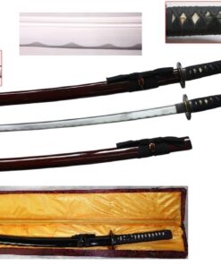 MysticalBlades New Handmade Battle Ready Razor Sharp Japanese Fighting Samurai War Lord Uesugi Kenshin Wakizashi Katana Sword