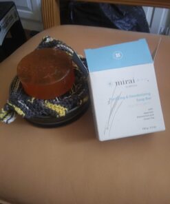 Mirai Clinical - Persimmon Soap Bar for Body 100g - Persimmon Soap - Japanese Body Odor Soap - Purifying and Deodorizing Natural Chemical-Free - Helps Eliminate Nonenal Soap Bar for Men & Women 3.52 Ounce (Pack of 1) 43 61DXKSjDosL 3