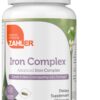 Zahler - Iron Supplement with Vitamin C - Capsule Iron Pills for Women and Men - High Absorption, Easy on Stomach, Kosher Ferrous Iron Supplements with Vitamins C, B12, Folate & More - 100 Count 100 Count (Pack of 1)