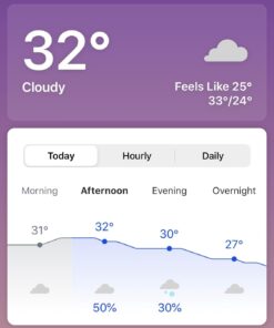 AcuRite 02027A1 Color Weather Station with High Low Temperature and Humidity with Moon Phase, Dark Themed (02027A), Black Display 38 61Dedgp8WwL