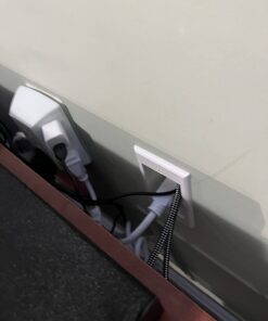 PowerBridge Two-CK Dual Outlet TV Cord Hider for Wall Mounted TV’s - Recessed in-Wall Cable Hider System for Power & Low Voltage - Matches Existing Outlets - Hide Wires with This Easy DIY Install Kit Dual Power 64 61DepYMsxuL