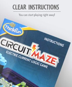 ThinkFun Circuit Maze Electric Current Brain Game and STEM Toy for Boys and Girls Age 8 and Up - Toy of the Year Finalist, Teaches Players about Circuitry through Fun Gameplay 24 61Df5tcQkaL