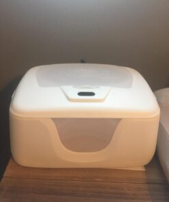 GOGO pure Baby Wipe Warmer and Dispenser, Advanced Features with 4 Bright Auto Off LED Ample Lights for Easy Nighttime Changes, Dual Heat for Baby's Comfort, Improved Design and Only at Amazon 42 61Dgn64ALqL