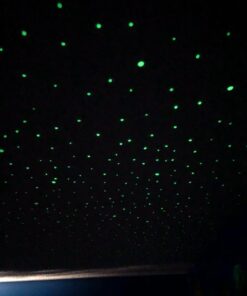 Realistic 3D Domed Glow in The Dark Stars,606 Dots for Starry Sky, Perfect for Kids Bedding Room Gift(606 Stars) (1*Green) 1*Green 55 61DmHTZ4AOL