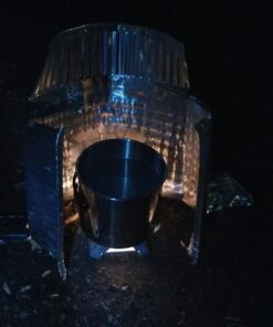 Esbit Ultralight Folding Pocket Stove with Six 14g Solid Fuel Tablets steel, Small - Original 60 61DmVykGaxL