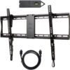 VideoSecu Mounts Tilt TV Wall Mount Bracket for Most 23"- 85" LCD LED UHD Plasma TV with 75X75 100x100 400x400 684x400 700x400mm, with Magnetic Stud Finder and HDMI Cable MF609B BXM