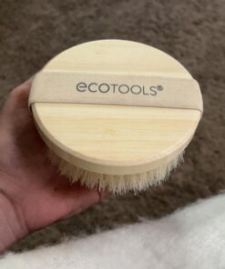 EcoTools Dry Body Brush, for Post Shower & Bath Skincare Routine, Removes Dirt & Promotes Blood Circulation, Helps Reduce Appearance of Cellulite, Eco-Friendly, Vegan & Cruelty-Free, 1 Count Dry Brush, Pink 35 61Do3ZZWRkL