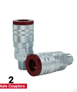 Milton S-314MKIT ColorFit Coupler & Plug Kit - (M-Style, Red) - 1/4" NPT, (14-Piece) 14 Piece 26 61Dohv oEL