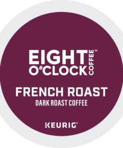 Alternative view of Eight O'Clock Coffee French Roast, Single-Serve Coffee K-Cup Pods, Dark Roast, 72 Count 12 Count (Pack of 6)