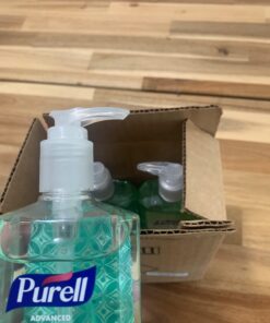 PURELL Advanced Hand Sanitizer Soothing Gel, Fresh Scent, 8 fl oz Pump Bottle (Pack of 4), 9674-06-ECDECO 29 61DqLHo7EL