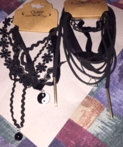 Outee 9 Pcs Choker Set Black Chokers Necklaces for Women Black Velvet Choker Necklaces for Teen Girls Henna Tattoo Ribbon Chokers for Women 52 61Ds57uM3AL 1