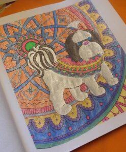 Amazing Dogs: Adult Coloring Book (Stress Relieving Creative Fun Drawings to Calm Down, Reduce Anxiety & Relax.) 40 61DtMmpEiVL