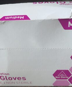 MedPride Powder-Free Nitrile Exam Gloves, Iris Blue, Medium, Box/100 Medium (Pack of 100) 40 61DvH1mvbqL