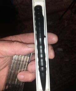 Smith & Wesson SWPENMP2BK 5.8in Aircraft Aluminum Refillable Tactical Screw Cap Pen for Outdoor, Survival, Camping and EDC 44 61DwV7bxgL