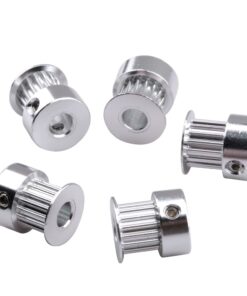 Qunqi 5packs Aluminum GT2 Timing Belt Pulley 16 Teeth Bore 5mm Width 6mm and Wrench for RepRap 3D Printer Prusa i3 + Allen Key 8 61Dx21BQtBL