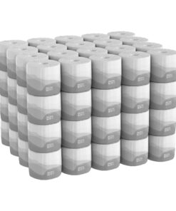 Pacific Blue Basic 2-Ply Embossed Toilet Paper (previously branded Envision); 19880/01; 550 Sheets Per Roll; 80 Rolls Per Case 44000 sheet (Pack of 1) Pacific Blue Basic (previously Envision) 25 61Dy7d65XZS