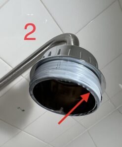 AquaBliss High Output Revitalizing Shower Filter - Reduces Dry Itchy Skin, Dandruff, Eczema, and Dramatically Improves The Condition of Your Skin, Hair and Nails - Chrome (SF100) 37 61E godRPuL