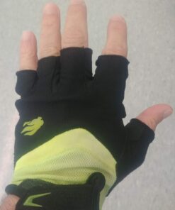 FIRELION Bike Gloves for Men/Women Cycling,Cycling Gloves for Outdoor MTB DH Road Racing,Full Finger Half Finger Padded Bicycle Protective Gloves,Non-Slip Shock-Absorbing Touchscreen Riding Gloves Large Green 17 61E2EwfKvwL