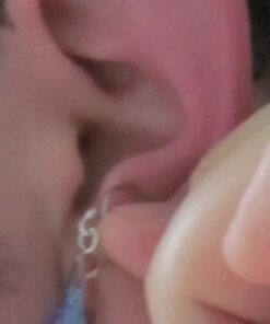 Amazon Collection Sterling Silver Pressed Flower Teardrop Earrings Blue 22 61E3lwK7OeL