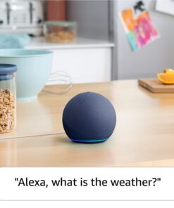 Echo Dot (5th Gen, 2022 release) | With bigger vibrant sound, helpful routines and Alexa | Charcoal Device only 24 61E80QtGeCL