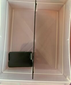 Akro-Mils 10124, 24 Drawer Plastic Parts Storage Hardware and Craft Cabinet, 20-Inch W x 6-Inch D x 16-Inch H, Black 48 61E94as87uL