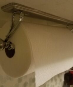 iDesign Steel Versatile Wall Mount Paper Towel Holder The York Lyra Collection, 15.3" x 5.2" x 2", Chrome 15.3" x 5.2" x 2" 27 61E9zDj5zYL