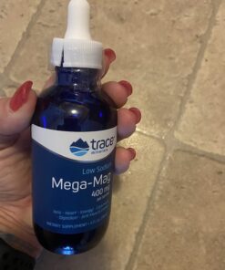 Trace Minerals | Mega-Mag 400 mg Liquid Magnesium Chloride | Supports Normal Body Functions | 30 Servings, 4 fl oz (1 Pack) 4 Fl Oz (Pack of 1) 25 61EB6nIhsbL