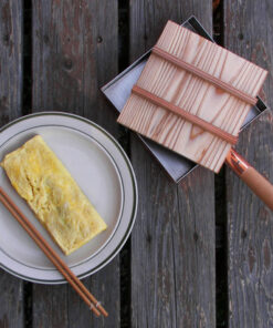 Asahi Cne117 Egg Pan Tamagoyaki Professinal Model, Wooden Lid 18cm Copper 18 61ECSGHeb5L