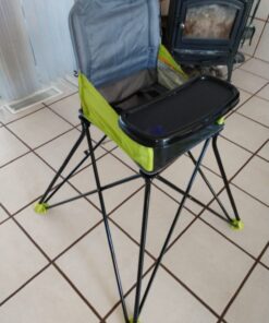 Summer Infant Pop ‘n Sit Portable Highchair, Green - Portable Highchair For Indoor/Outdoor Dining – Space Saver High Chair with Fast, Easy, Compact Fold, For 6 Months – 45 Pounds 35 61EDH1ofZ L