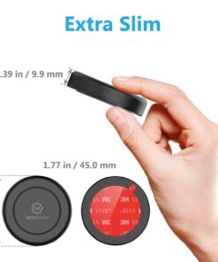 WixGear Universal Flat Stick On Dashboard Magnetic Car Mount Holder for Cell Phones and Mini Tablets with Fast Swift-Snap Technology - Extra Slim 40 61EFY9 qxRL