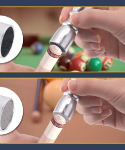 Hilitchi Multifunction Bowtie Snooker Billiard Pool Cue Tip Stick Shaper Repair Tools, 3 in 1 Tool - Shaper, Scuffer, Aerator 13 61EGEBxWWtL