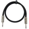 GLS Audio Speaker Cable 1/4" to 1/4" - 12 AWG Professional Bass/Guitar Speaker Cable for Amp - Black, 3 Ft. 3 feet 17 61EHjgTNuVL