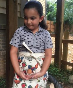 Fluffy Layers, The Egg Collecting Apron® - A Beautiful Alternative to the Basket - Holds 10 Eggs- Gather Eggs from Your Chicken Coop While Filling Your Waterer and Feeder With Eggs Kept Safe 21 61EIGSiBieL