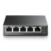 TP-Link TL-SG1005P, 5 Port Gigabit PoE Switch, 4 PoE+ Ports @65W, Desktop, Plug & Play, Sturdy Metal w/ Shielded Ports, Fanless, QoS & IGMP Snooping,black 5 Port w/ 4-Port PoE+ 55 61EJ60k ONL 1