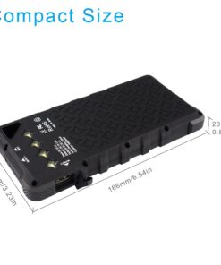 Best Solar Powered Charger - 16000 mAh Battery - Dual USB, Waterproof, Flashlight - Portable and Compact - for Your iPhone, Android, Tablet, More. The SPC16k by BW Distributors. Off Grid Charging 15 61EJkg0fj9L