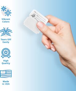 Alternative view of INDIANA TICKET CO. 2,000 White Raffle Tickets Double Roll, 50/50 Raffle Tickets, Tickets for Events, Carnivals, Door Prizes, Drinks and More (2,000, White)